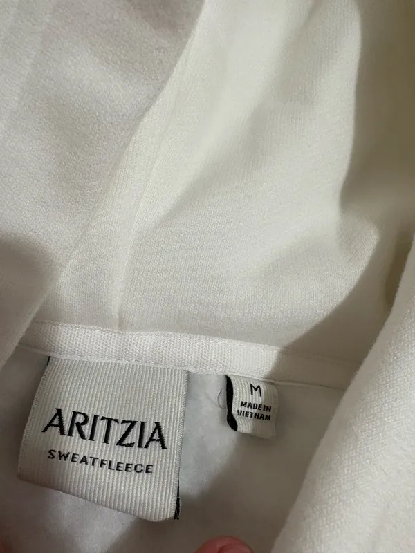 White Aritzia Hoodie  - Image 3