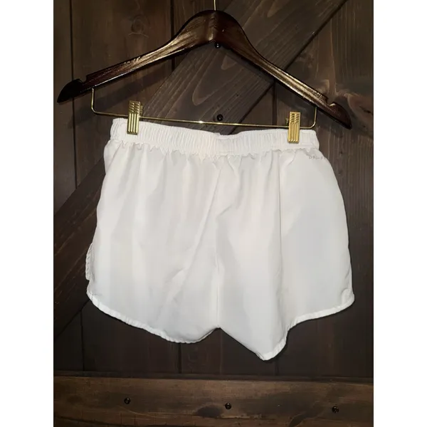 Nike Women's Sz Small S Dry City‎ Core White 3" Running Shorts - Image 2