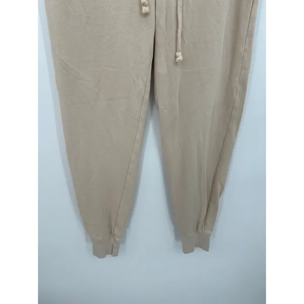 Aerie Cream Tan Jogger Sweatpants Drawstring‎ Waist Womens Size XS - Image 3