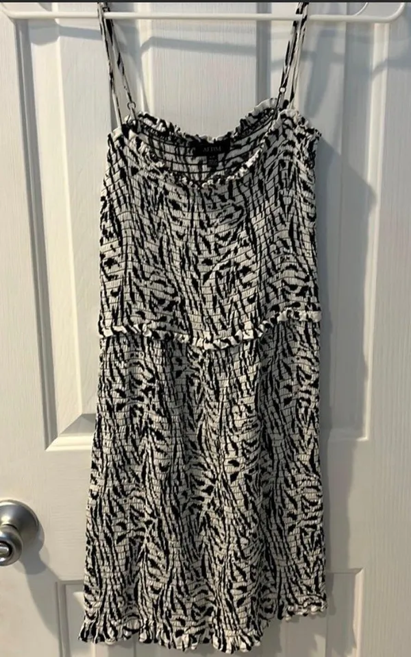 AFRM Zebra Print Dress - Image 2