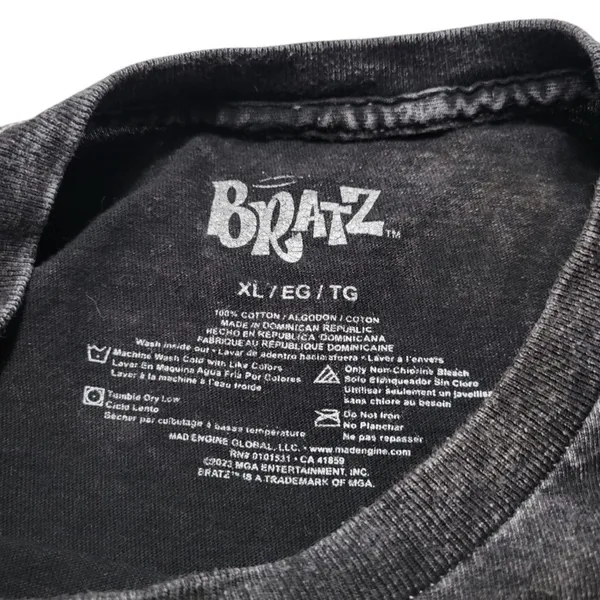 Bratz T-Shirt Size XL Mad Engine Bratz Graphic Tee Graphic Print T-Shirt Unisex - Image 5