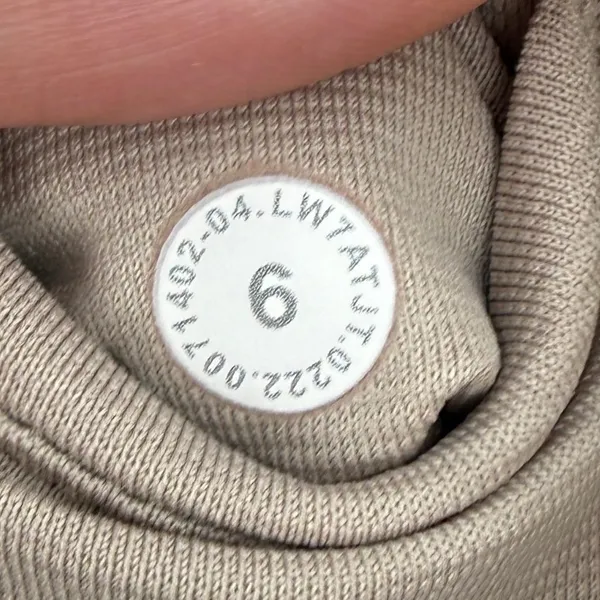 Lululemon Hotty Hot Short Long 4" White‎ Women 6 Lined Run Activewear W7ATJT - Image 6