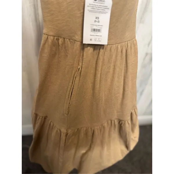 Tan maxi summer dress Tan Size XS - Image 5