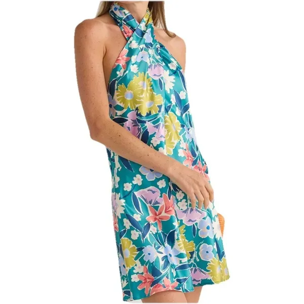 C'isa Floral‎ Twist Front Mini Dress Size M NWT - Image 7