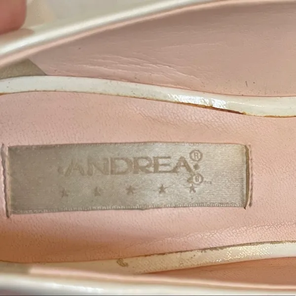 Andrea‎ Heels White Size 7 - Image 2