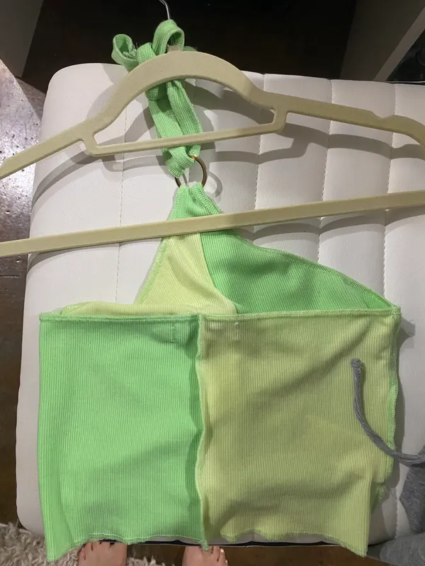 Adika Green Halter Top - Image 4
