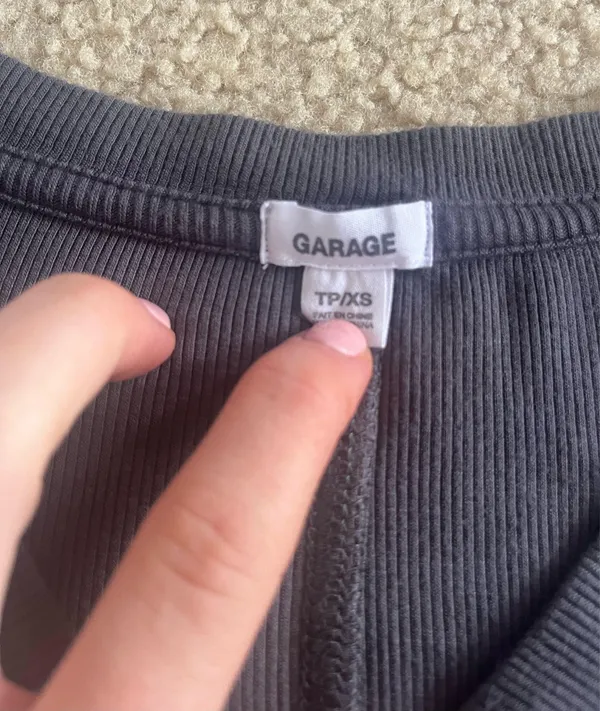 Garage Button Ling Sleeve Top - Image 3