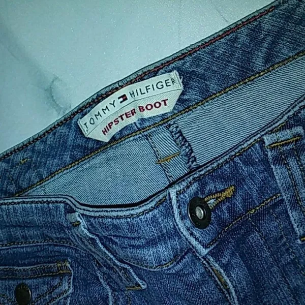 Tommy Hilfiger Hipster Boot Denim Jeans Size 6 - Image 5