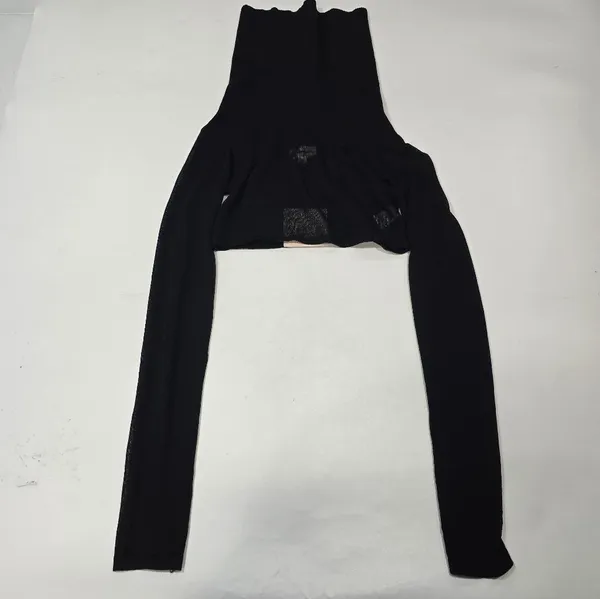 Superdown Camille Off Shoulder Top in Black - Image 3