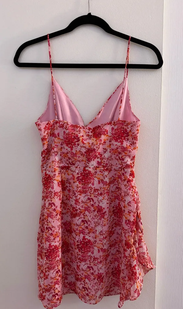 superdown Kina Pink Floral Mini Dress - Image 5