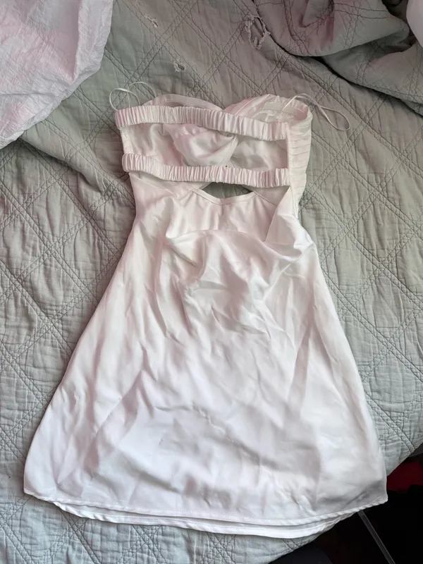 Princess Polly White strapless dress - Image 2