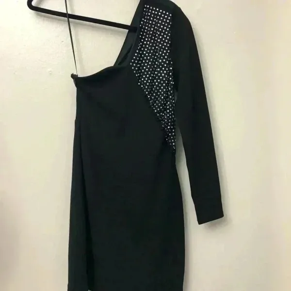 Express Black Cocktail Dress Sz 0‎ - Image 3