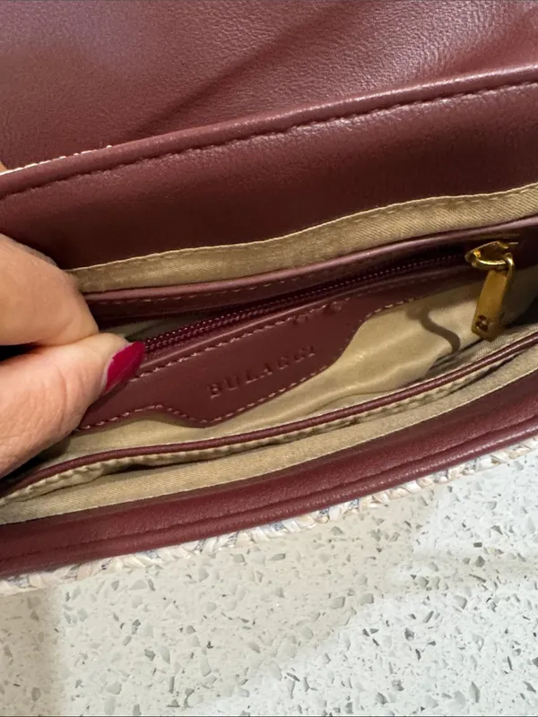 🤎BULAGGI Summer Woven Bag Brown - Image 6
