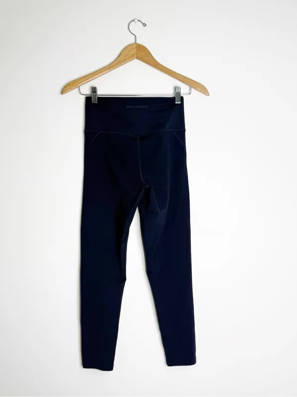 Girlfriend Collective Navy High Rise Leggings Size Small 24” Inseam - Image 4