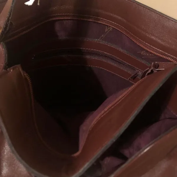 Vintage Etienne Aigner Leather Shoulder Bag - Image 5