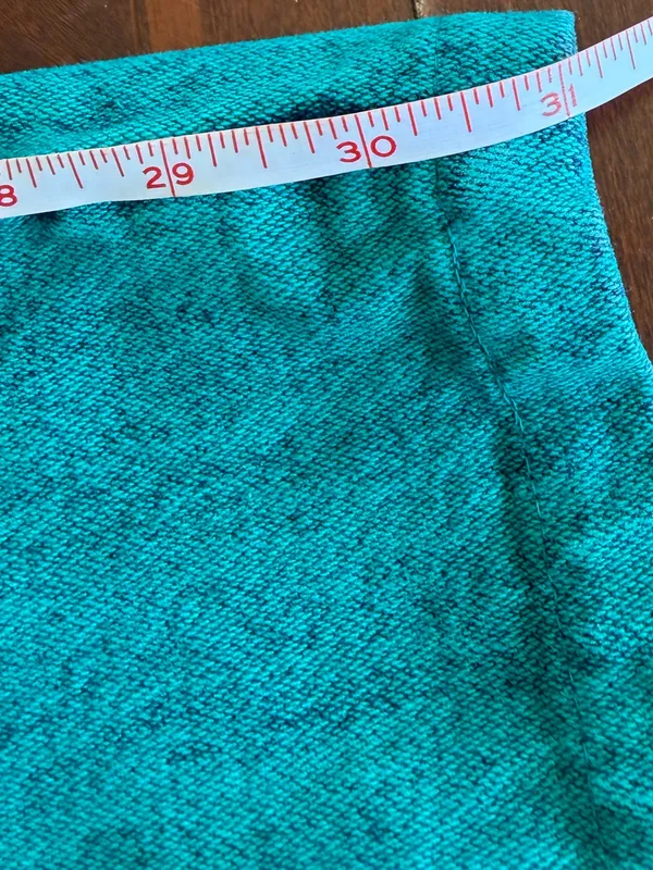 VTG 90s Wrangler Wedgie High Rise Cowgirl Jeans 14MWZ Teal Green Acid Wash 5x32 - Image 8