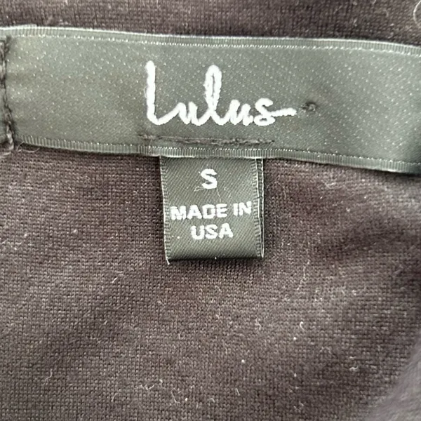 Lulus Black Open Back Cut Out One‎ Piece Bodysuit Size Small - Image 5