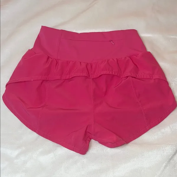 Women's Pink‎ Athletic Shorts Pink Size XS - Image 3
