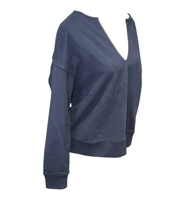 Deep v sweatshirt Blue Size XL - Image 4