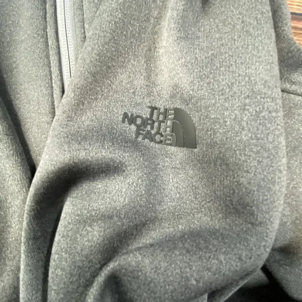 North Face Jacket Women's Large Gray Full Zip Canyon Flats Fleece Nice - Image 6