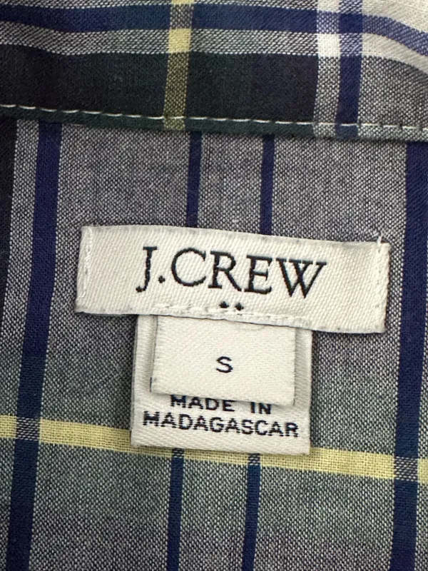 J.CREW Women’s Size S Plaid Long Sleeve Button-Up Cotton Point Collar Shirt - Image 6