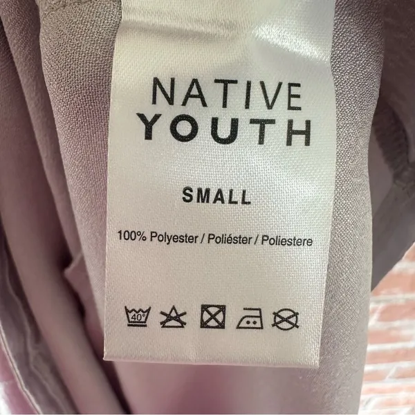 Native Youth Long Maxi Dress Silver Mismatched Buttons Women’s Small NEW - Image 10