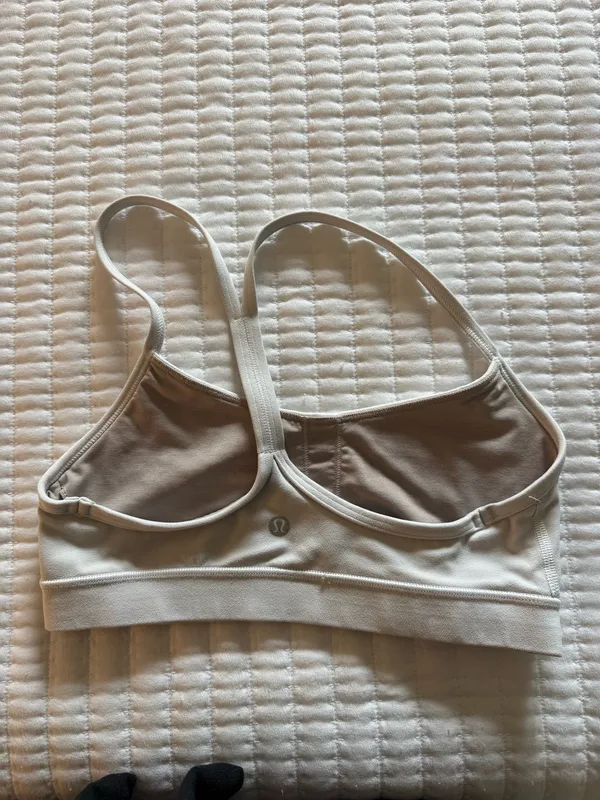 Flow Y Bra Lululemon Sports bra White 6 - Image 2