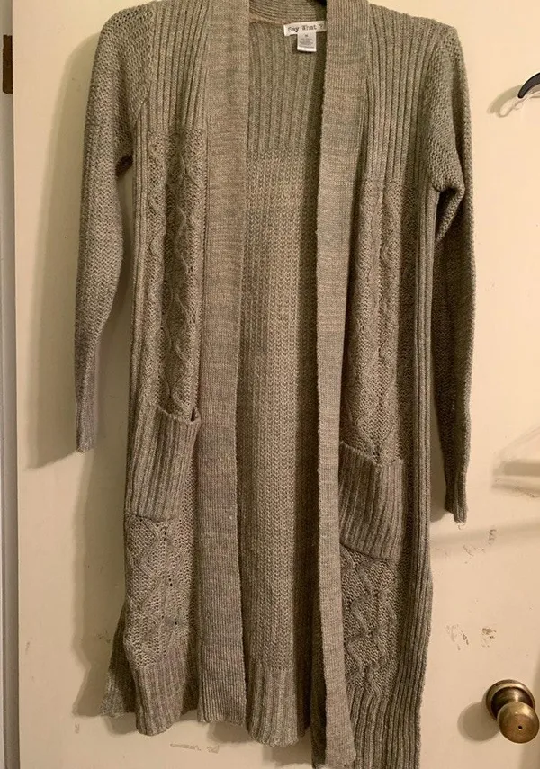 Say What? Neutral  Cardigan - Image 2