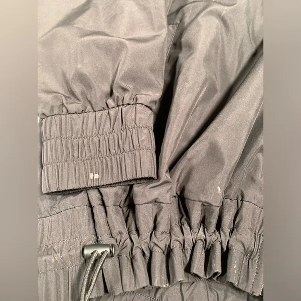 White fox boutique active Black windbreaker jacket original collection medium - Image 5