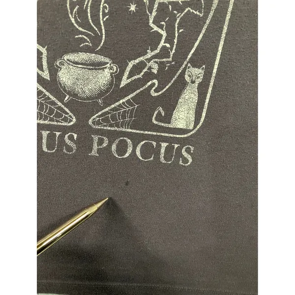 Disney Hocus Pocus Graphic Tee Womens XL Brown Goth Tarot Sanderson Sisters Tee - Image 4