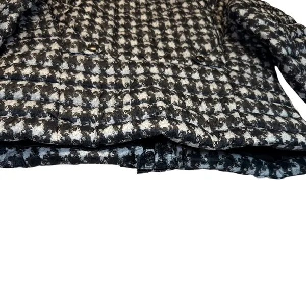 Lands End Womens Houndstooth Quilted Jacket Lightweight Classic‎ Medium(10/12) - Image 5