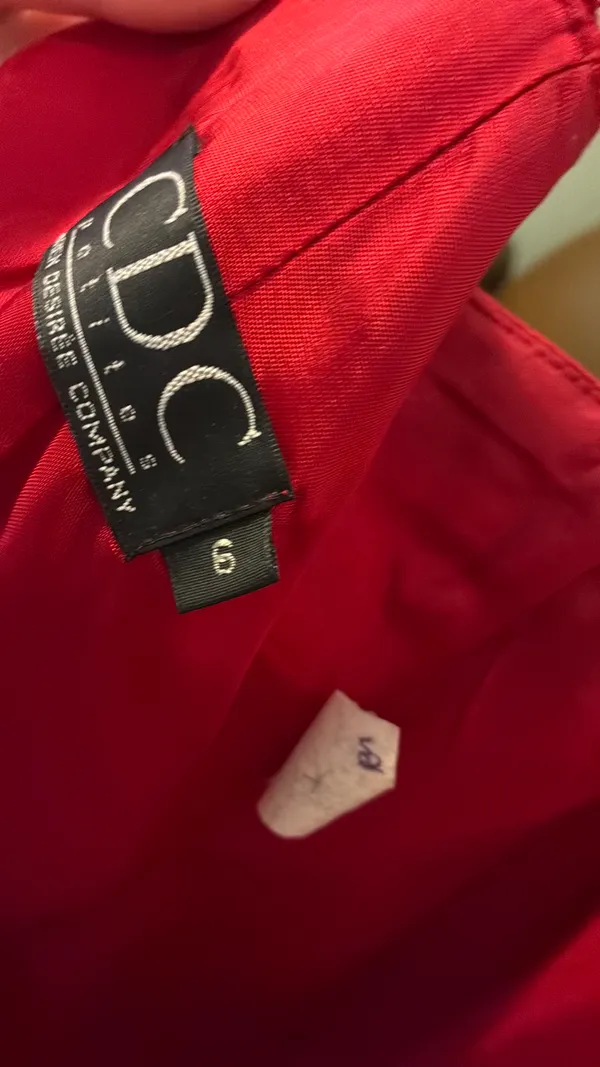 CDC Wear Vintage Red Dress - Image 2