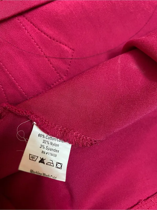 JB by Julie Brown Pink Shift Dress with Red Bow Stripes - Image 6