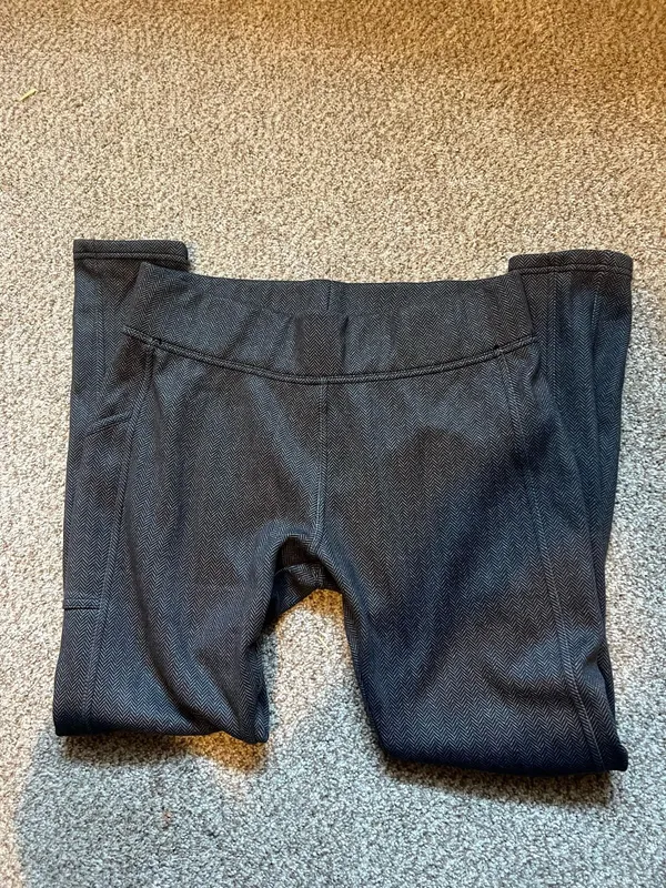 Insulated dark grey leggings Gray Size L - Image 2