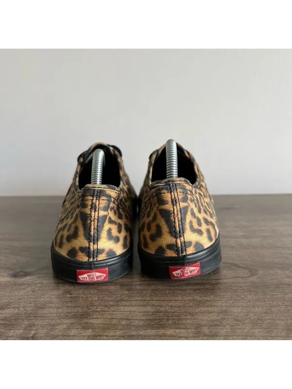 Vans Unisex Leopard Print Shoe Size 8 or 6.5 #675 - Image 4