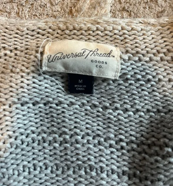 Universal Threads Gray Cardigan Sweater - Image 3