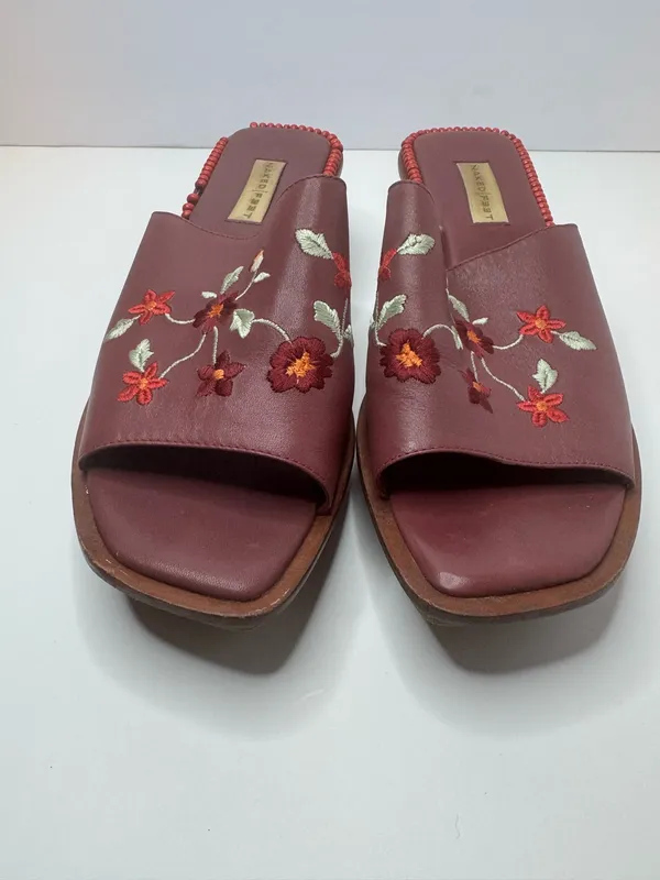 Naked Feet Leather Mules Size 8.5M - Image 2