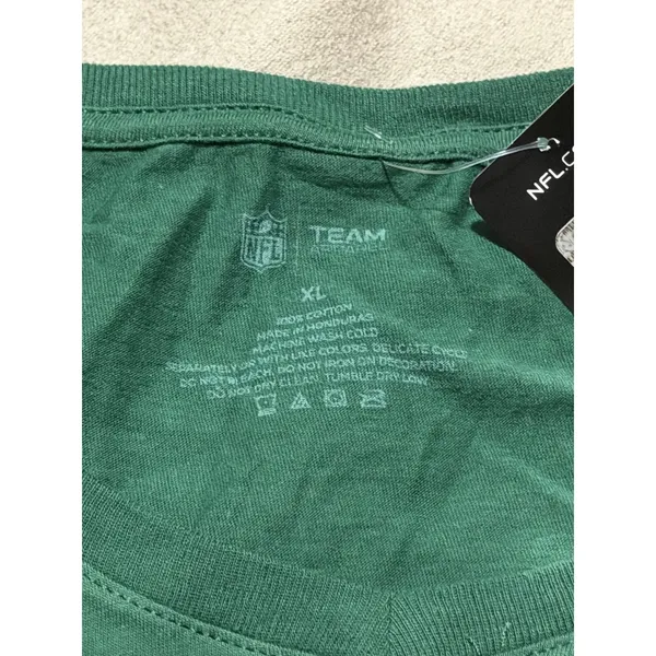 NFL Team Apparel Green Bay Packers Women XL Green V-Neck Long Sleeve Graphic Tee - Image 3