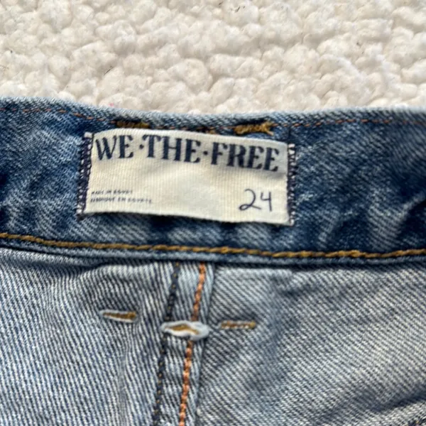 Free People We The Free Blue Ivy Mid Rise Shorts - Image 2