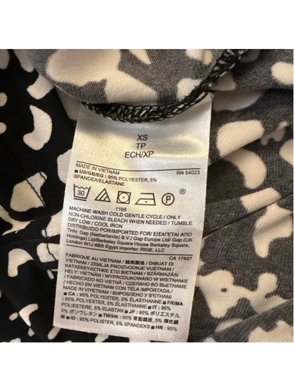 Banana Republic Black & white leopard print midi skirt Size XS See photos for - Image 8