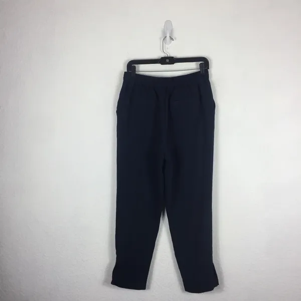 Anthropologie Marin Navy Copley Tapered Pull On Trouser Pants Size Small Preppy - Image 16