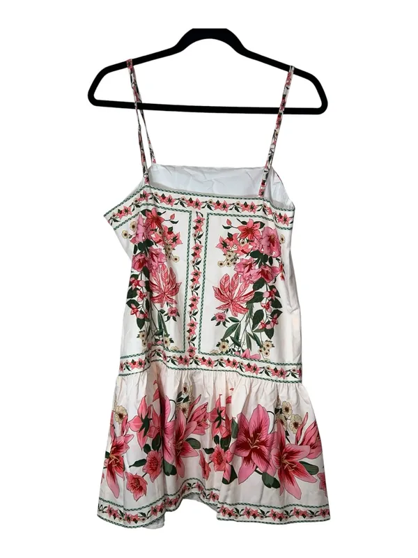 CoMMENSE Floral Print Spaghetti Strap Mini Dress COLOR - Pink Size Medium NWT - Image 5