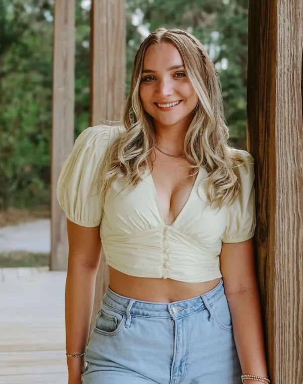 Altard State Cropped Yellow Top  - Image 2