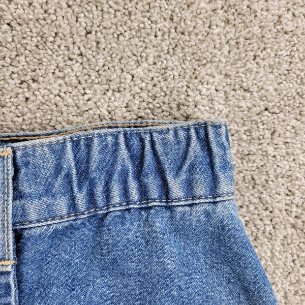 VTG Denim & Co Jean Skirt Womens 8 Blue Cotton Medium Wash Pockets USA - Image 12
