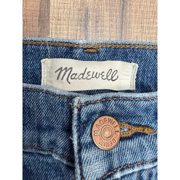 Madewell The Perfect Vintage Jean‎ Women's Sz 24 High Rise Raw Hem Denim - Image 5