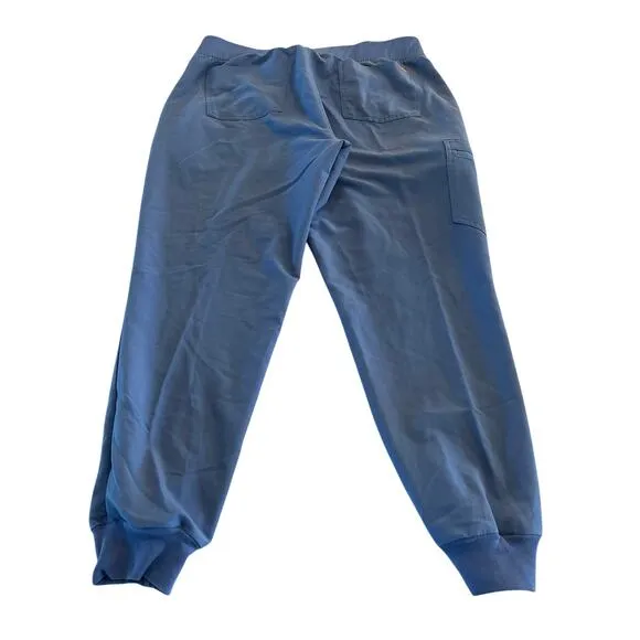 Figs Zamora Jogger Scrub Pants Light‎ Blue Size Large - Image 2