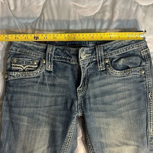 Rock Revival Jeans Abbie Bootcut Size 28. Inseam 33 inches - Image 3