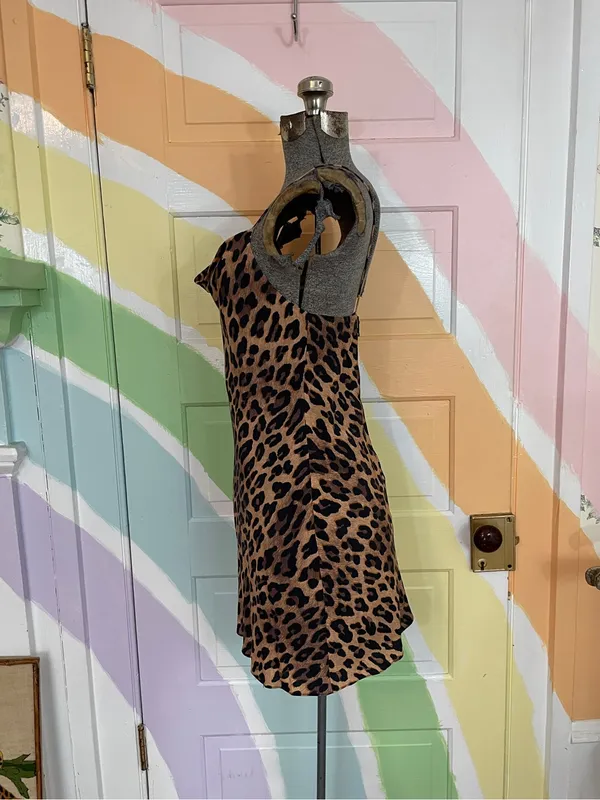 Alice + Olivia Harmony Leopard Print Mini Slip Dress Sz 0 🧡🎀 - Image 6
