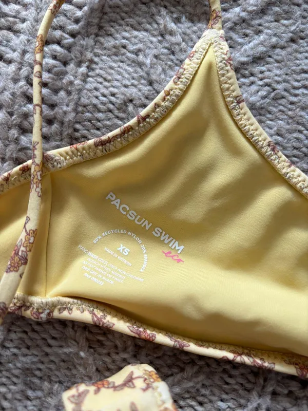Yellow Floral Bikini From PAC Sun - Image 6