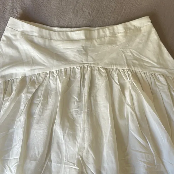 Lulu's Cream Skater Skirt - Image 2